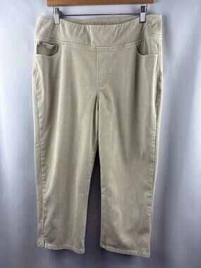 Women’s Belle Kim Gravel Size 16T Khaki Capris